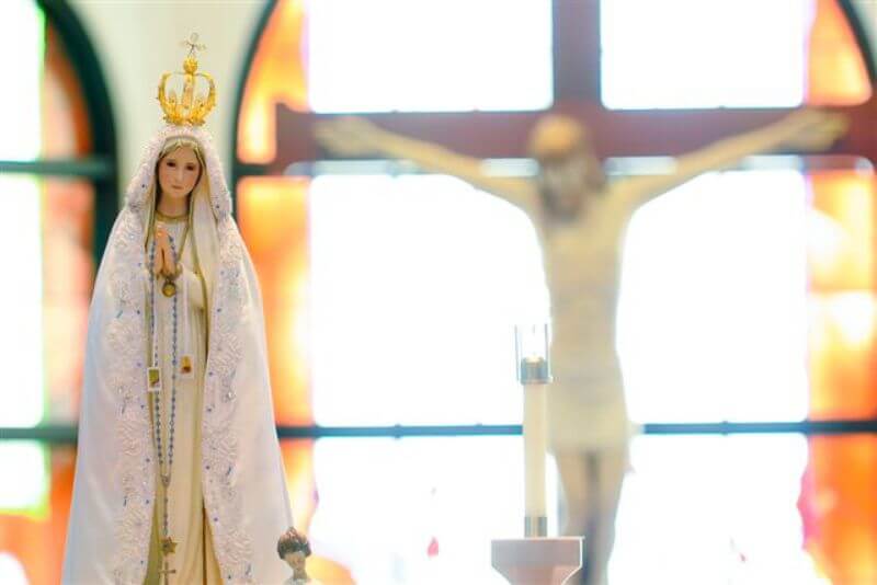 Our Lady of Fatima Statue. Photo Credit: Knights of Columbus