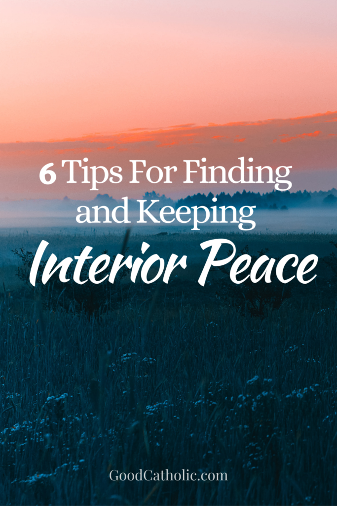 Six tips for keeping your heart at peace.