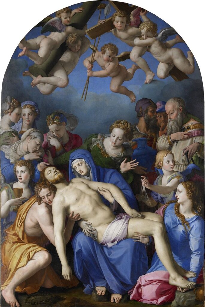 Lamentation over the dead Christ by Bronzino