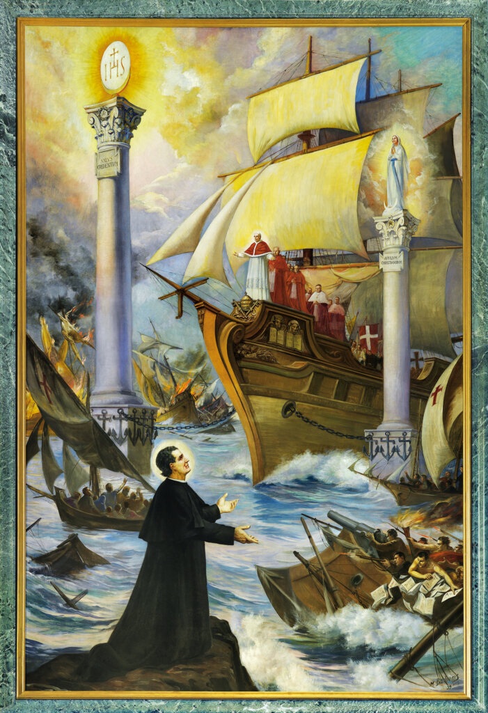 St. John Bosco's Prophetic Vision of the Two Columns