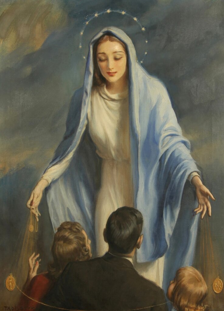 Our Lady loves us. We are her children.