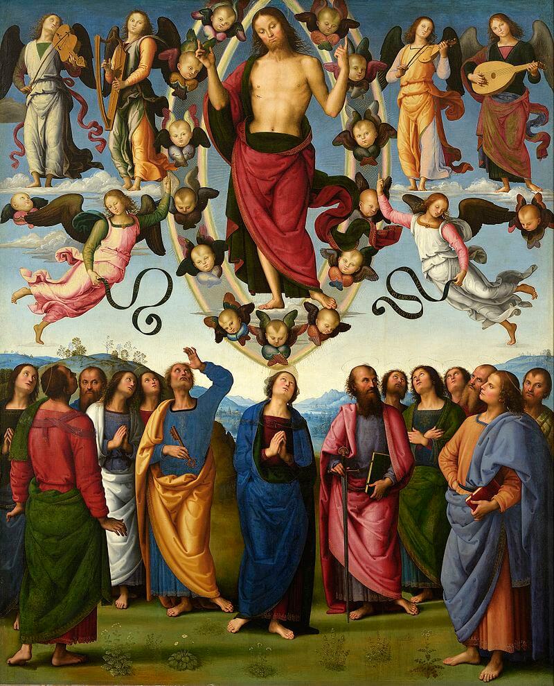 The Ascension by Pietro Perugino