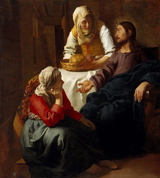 Christ in the House of Martha and Mary by Johannes Vermeer