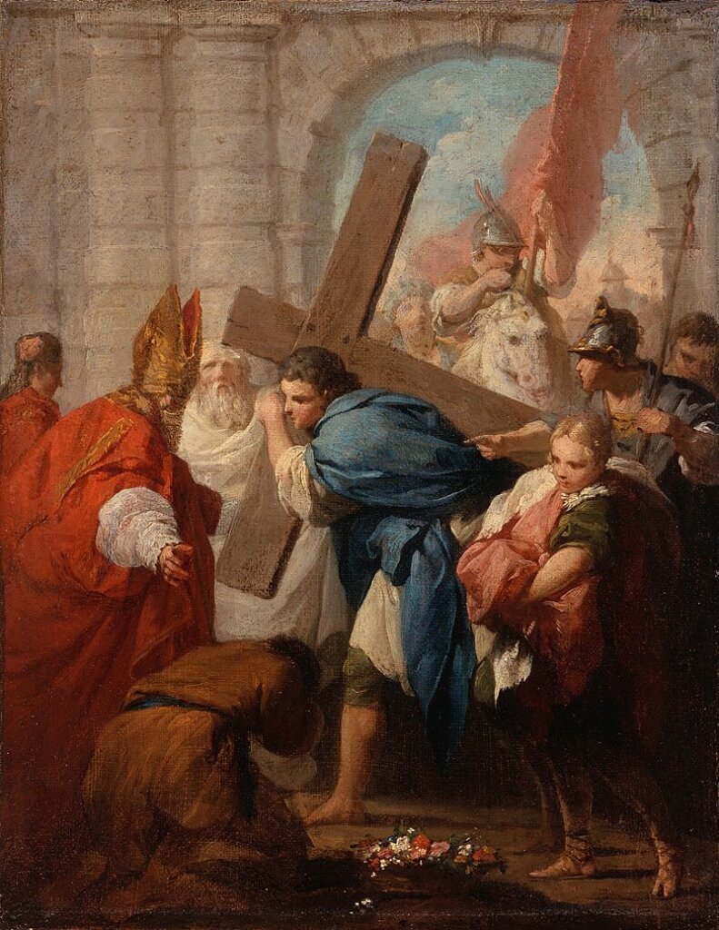 Heraclius Carrying the Cross by Pierre Subleyras