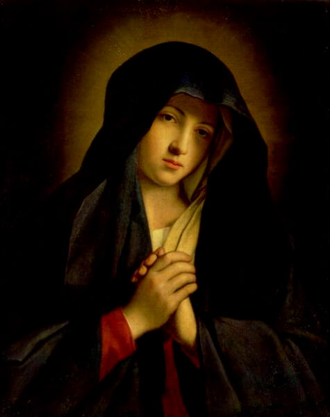 Our Lady of Sorrows, by Giovanni Battista Salvi da Sassoferrato, 17th century