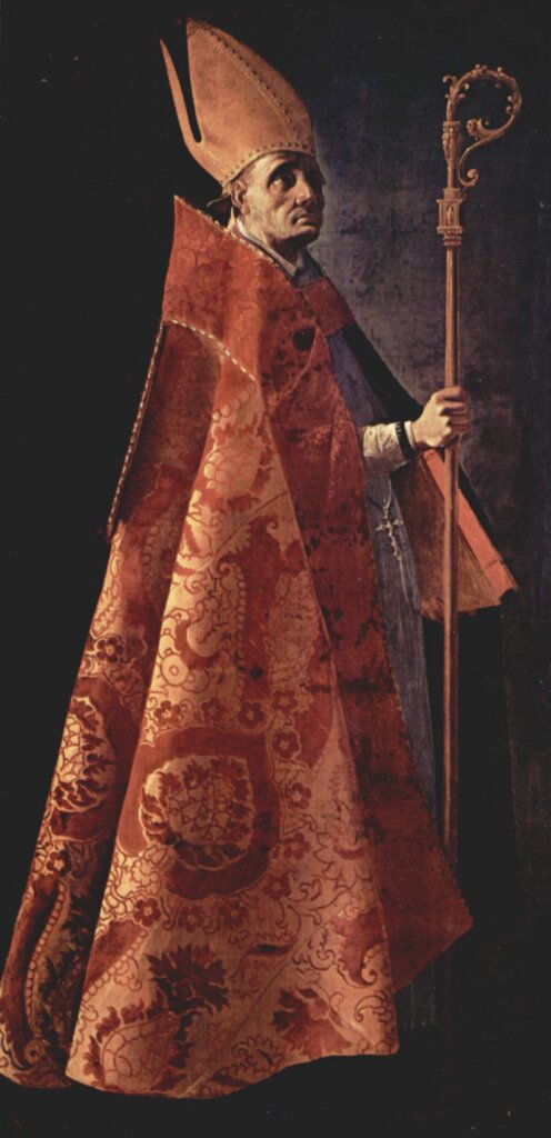 St. Ambrose by Francisco De Zurbaran