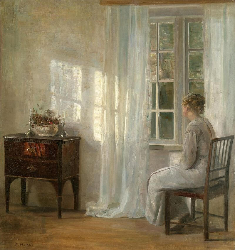 Waiting By The Window by Carl Holsøe
