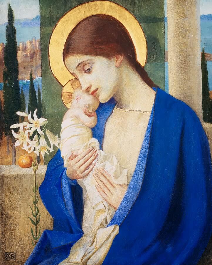 Madonna and Child by Marianne Stokes