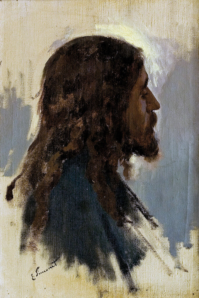 Head of Jesus (1890) by Enrique Simonet