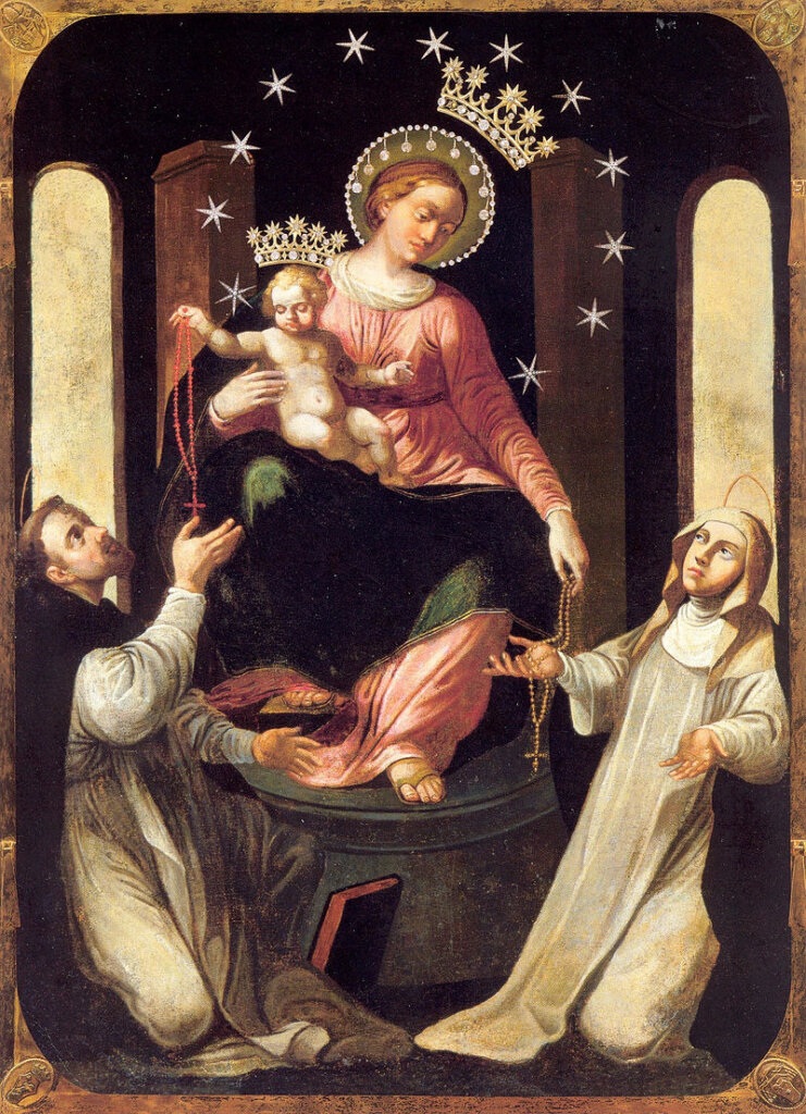 Our Lady of the Most Holy Rosary of Pompei, loved by Bartolo Longo