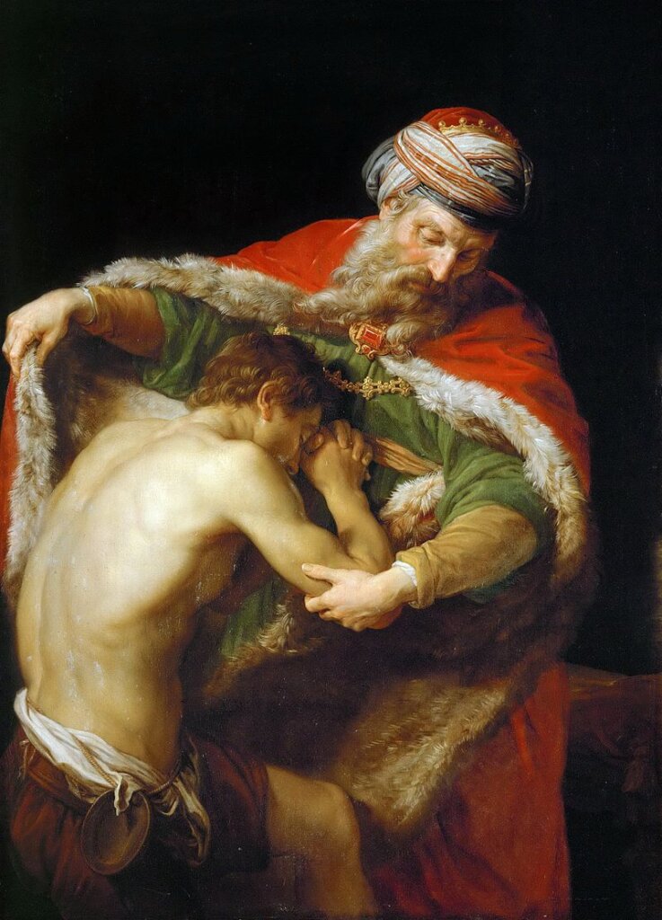 Return of the Prodigal Son by Pompeo Batoni, 1771.