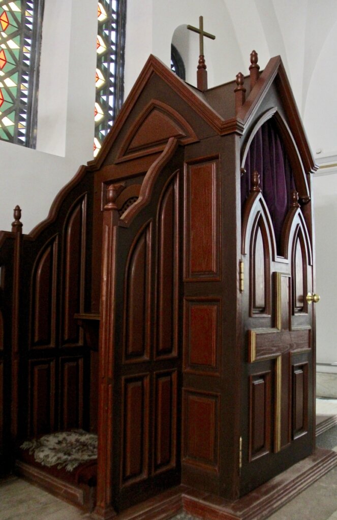 A traditional confessional