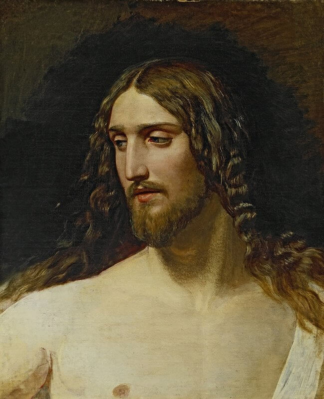 Head of Christ by Alexander Andreyevich Ivanov