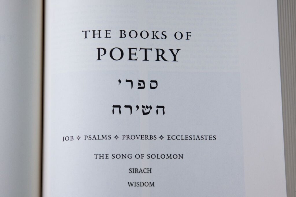 The Books of Poetry in the Bible