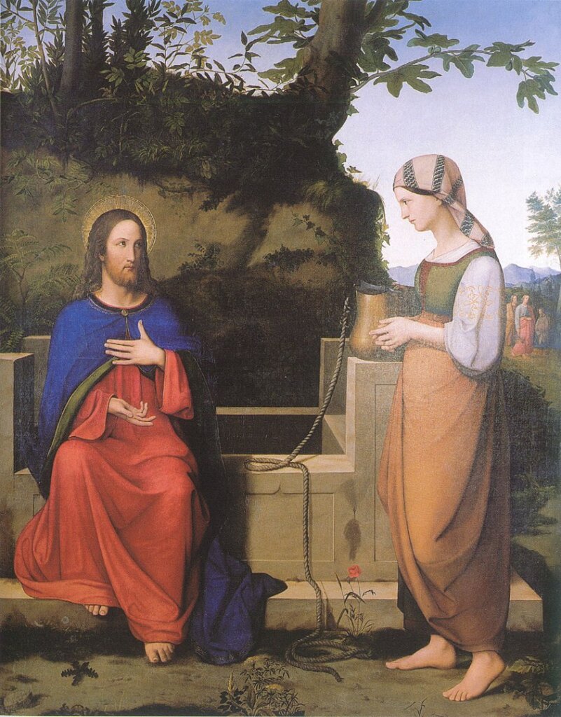 Christ and the Samaritan Woman by Josef von Hempel