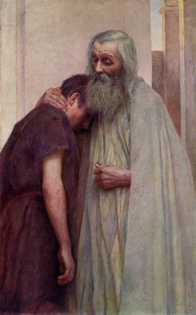 The Return of the Prodigal Son by Eugène Burnand