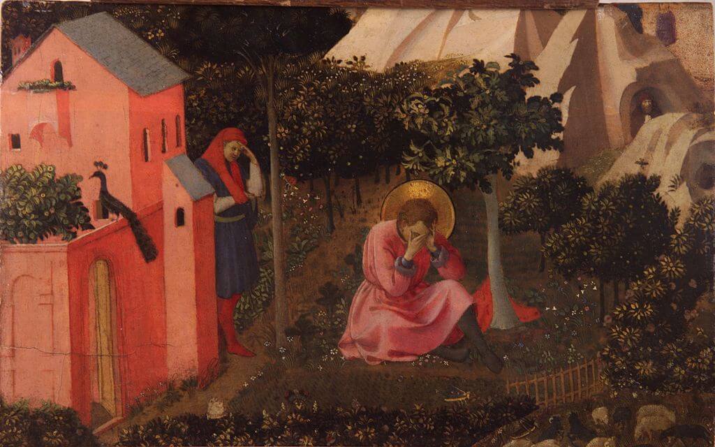 Conversion of St. Augustine by Fra Angelico
