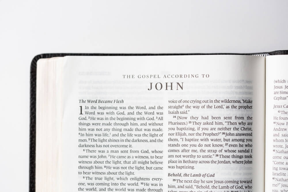 Read a single gospel to start with, straight through, for a wonderful experience with Scripture