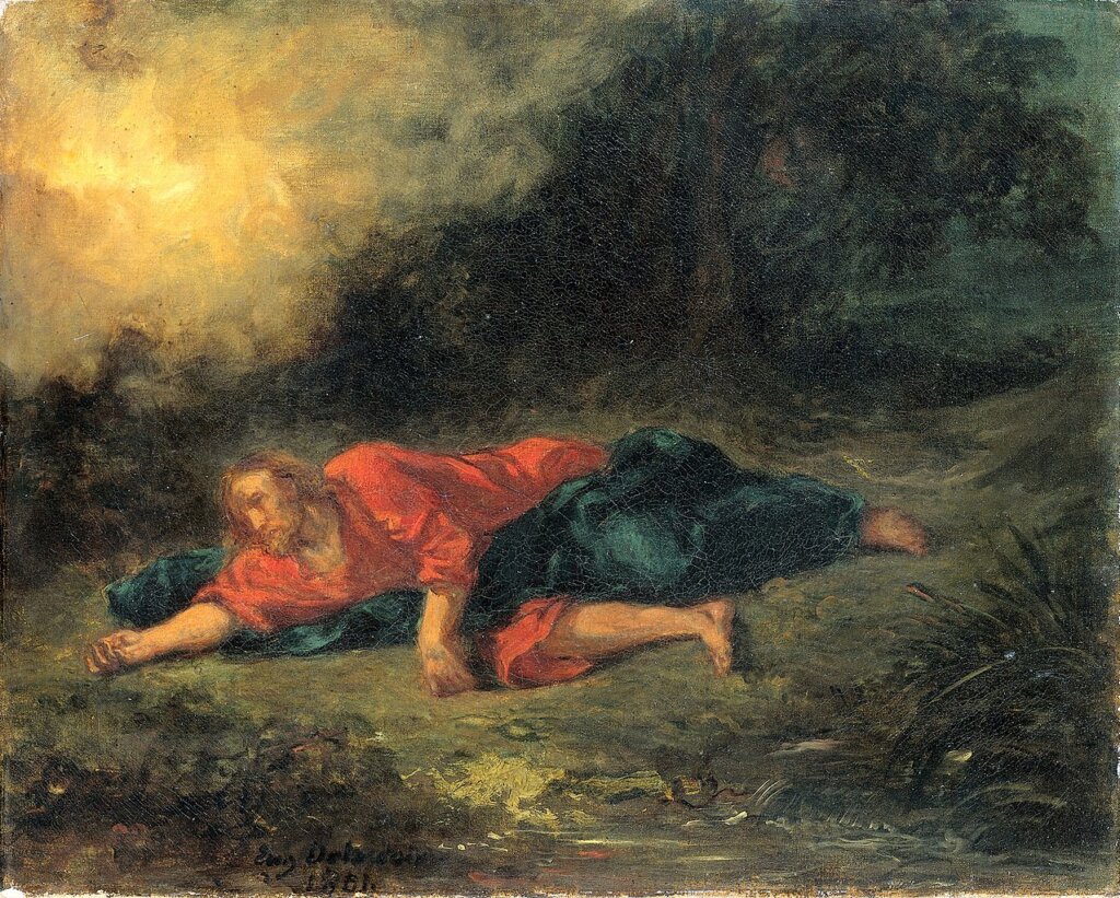 The Agony in the Garden by Eugène Delacroix