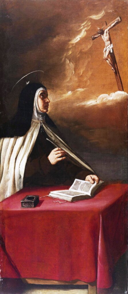 Apparition of the crucified Christ to Saint Teresa of Jesus by Alonso Cano