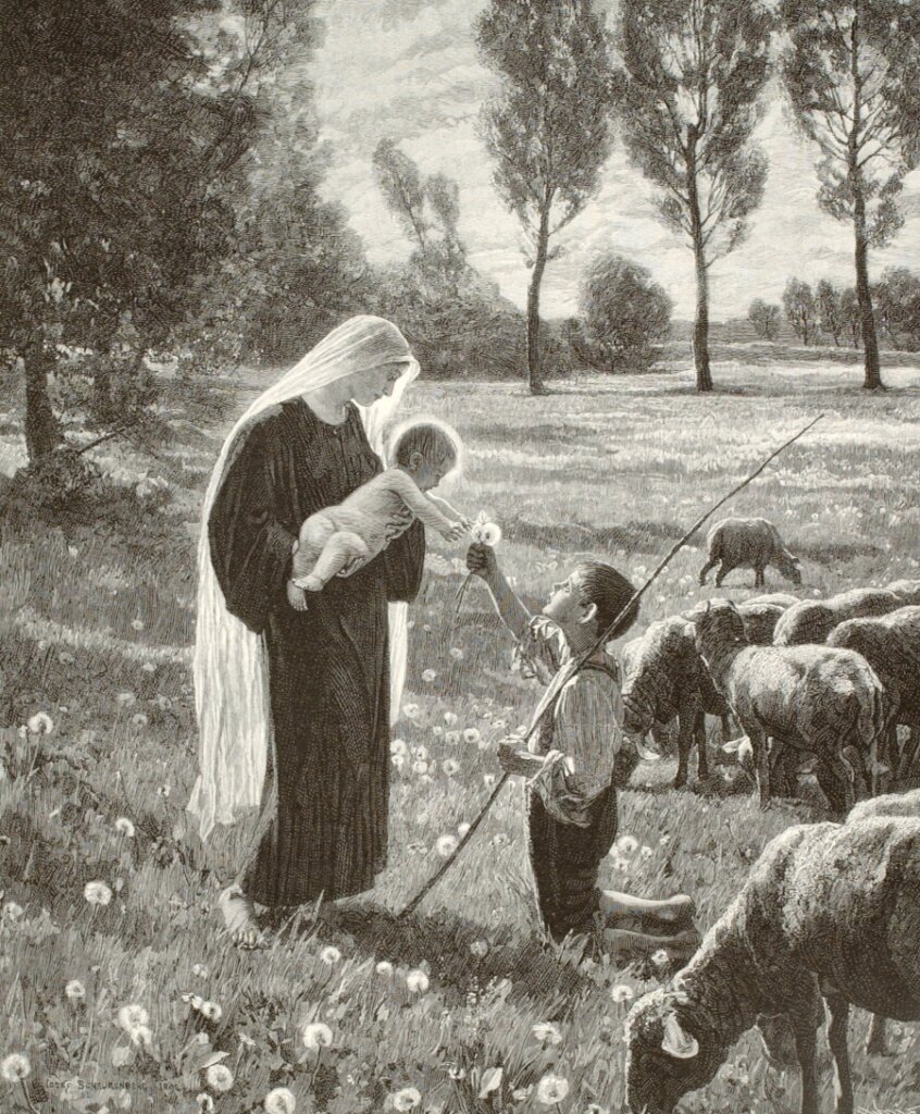 Gift of the Shepherd by Josef Scheurenberg