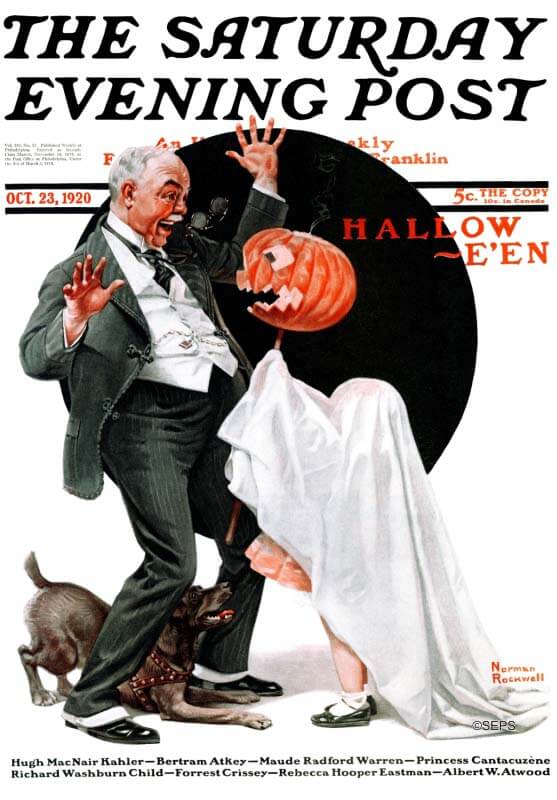 The modern concept and cultural celebration of Halloween (with its fun-yet-spooky costumes and door to door visiting) seems to have gained traction by the 1920s and become the accepted norm in the 1950s. 