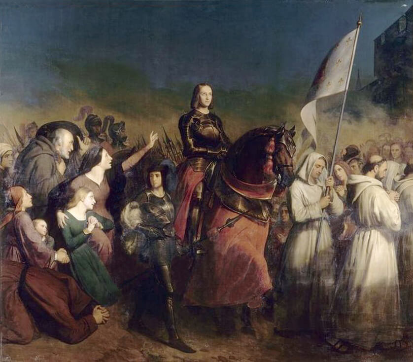 Entry of Joan of Arc into liberated Orléans on 8th May 1429 by Hendrik Scheffer
