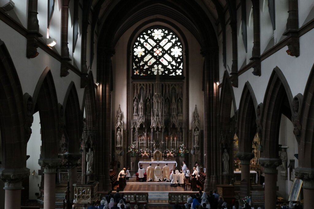 The beautiful interior of St. Mary's during the celebration of Confirmation in July 2022 (photo by Tremaine Newman-Brown)